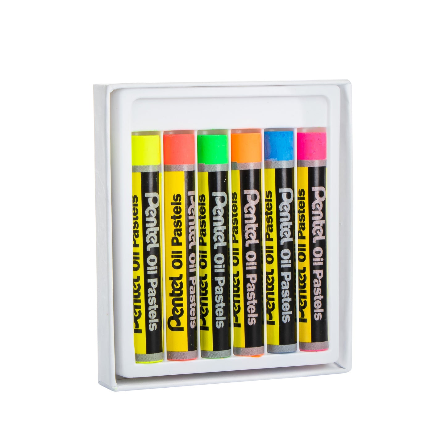 Pentel Arts Fluorescent Oil Pastels (PHN-F6)