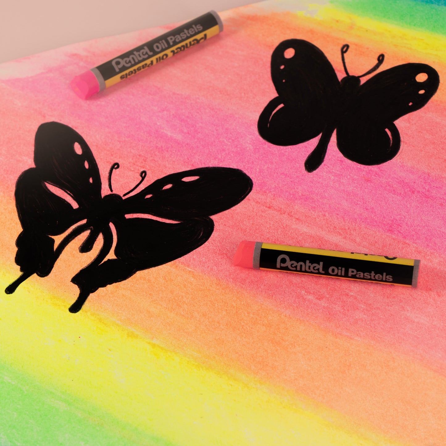 Pentel Arts Fluorescent Oil Pastels (PHN-F6)