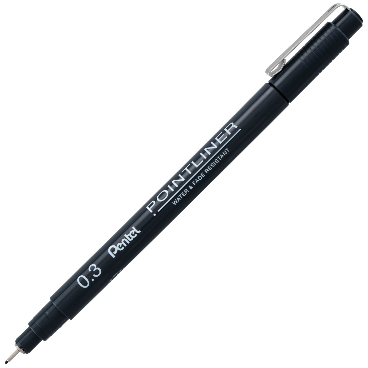 Pentel Arts Pointliner Pen, 0.3mm, Black Ink (S20P-3A)