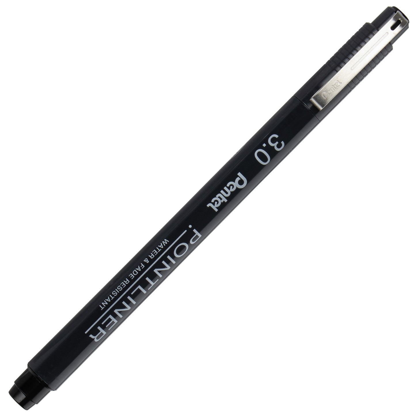 Pentel Arts Pointliner Pen, 3.0 mm Calligraphy Tip, Black Ink (S20P-C30A)
