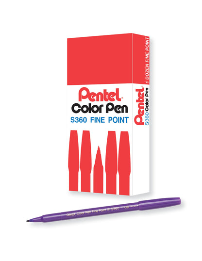 Pentel Arts Color Pen Violet (S360-108)