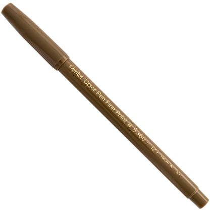 Pentel Arts Color Pen Raw Umber (S360-127)