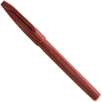 Pentel Arts Sign Pen Fiber-Tipped Pen, Brown Ink (S520-E)