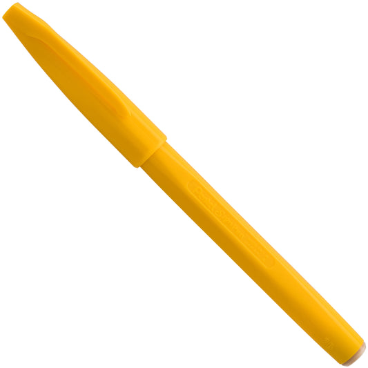 Pentel Arts Sign Pen Fiber-Tipped Pen, Yellow Ink (S520-G)