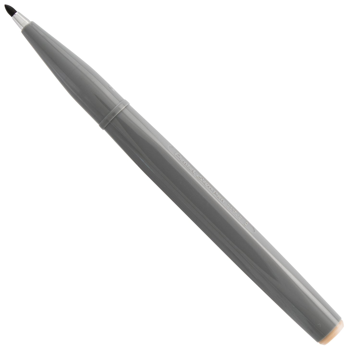 Pentel Arts Sign Pen Fiber-Tipped Pen, Gray Ink (S520-N)