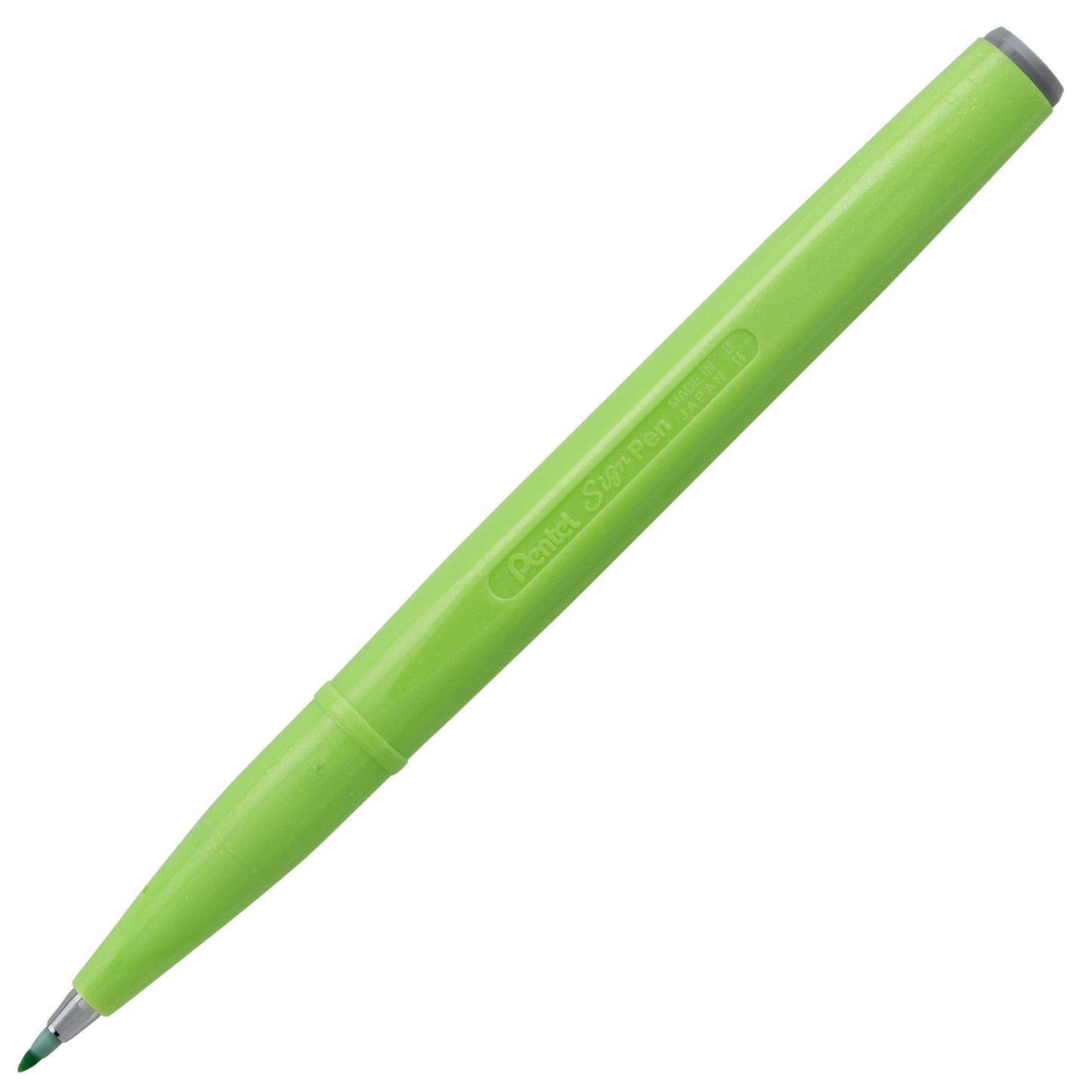 Pentel Arts Sign Pen Brush, Open Stock, Light Green Ink (SES15C-K)
