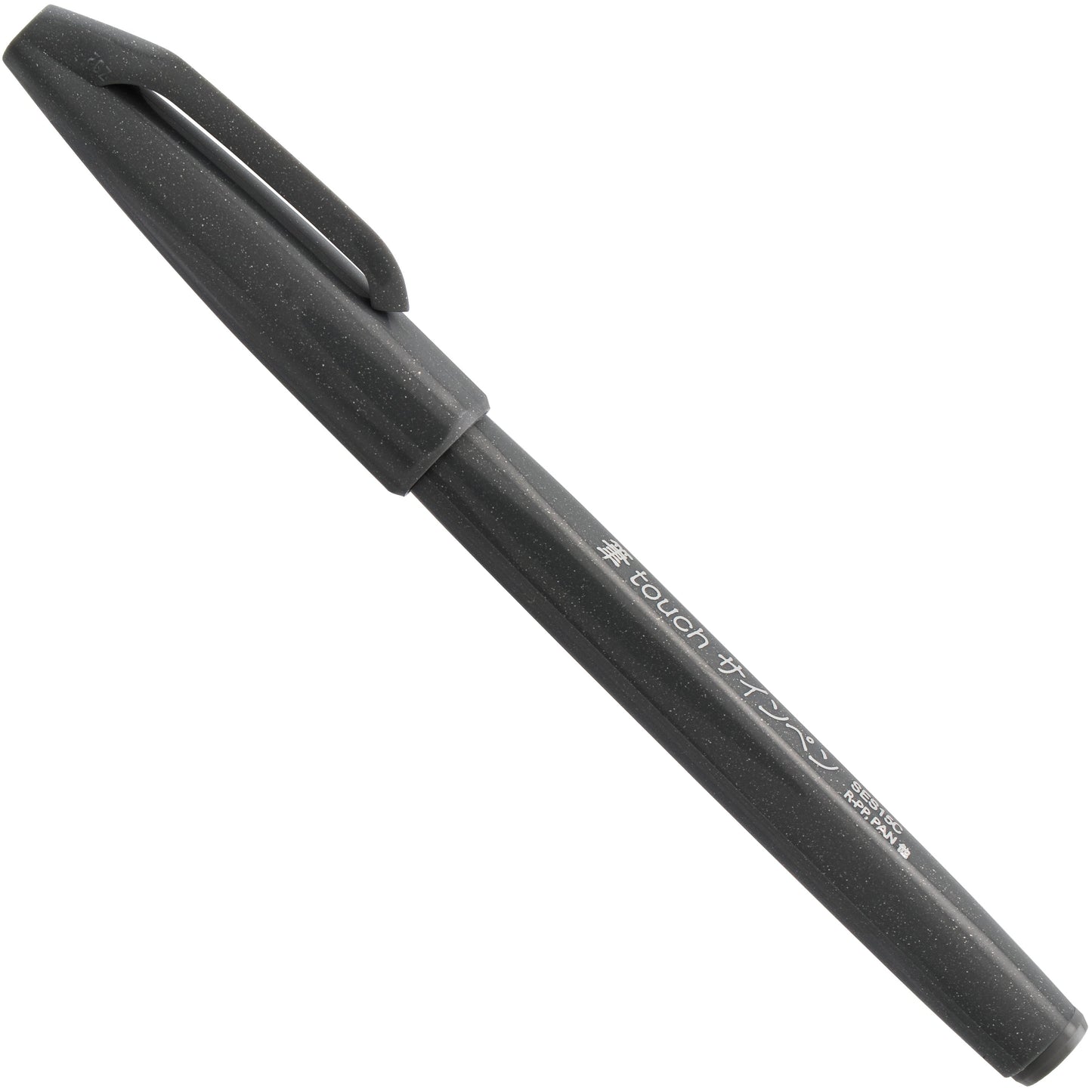 Pentel Arts Sign Pen Brush Tip, Gray Ink (SES15C-N)