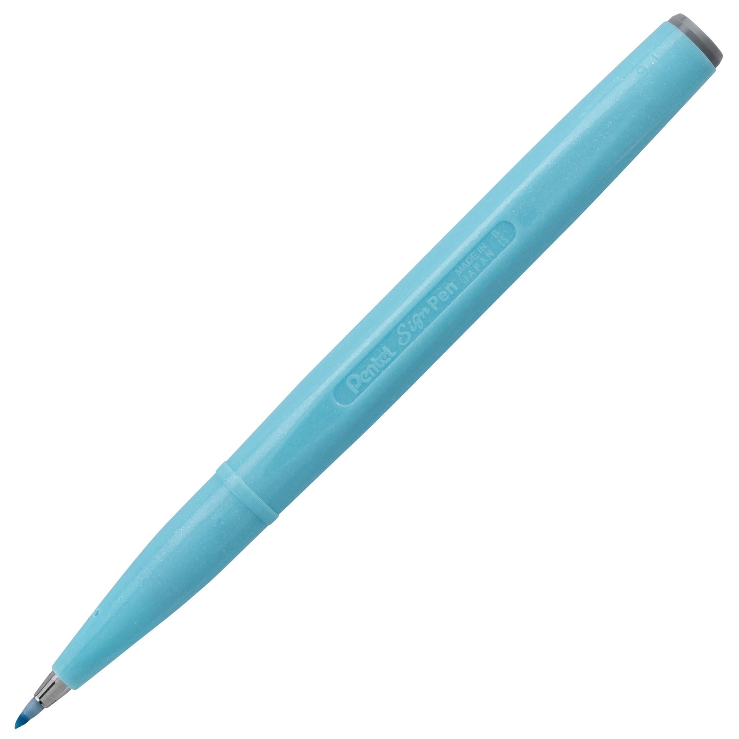 Pentel Arts Sign Pen Brush, Open Stock, Pale Blue Ink (SES15C-S2)