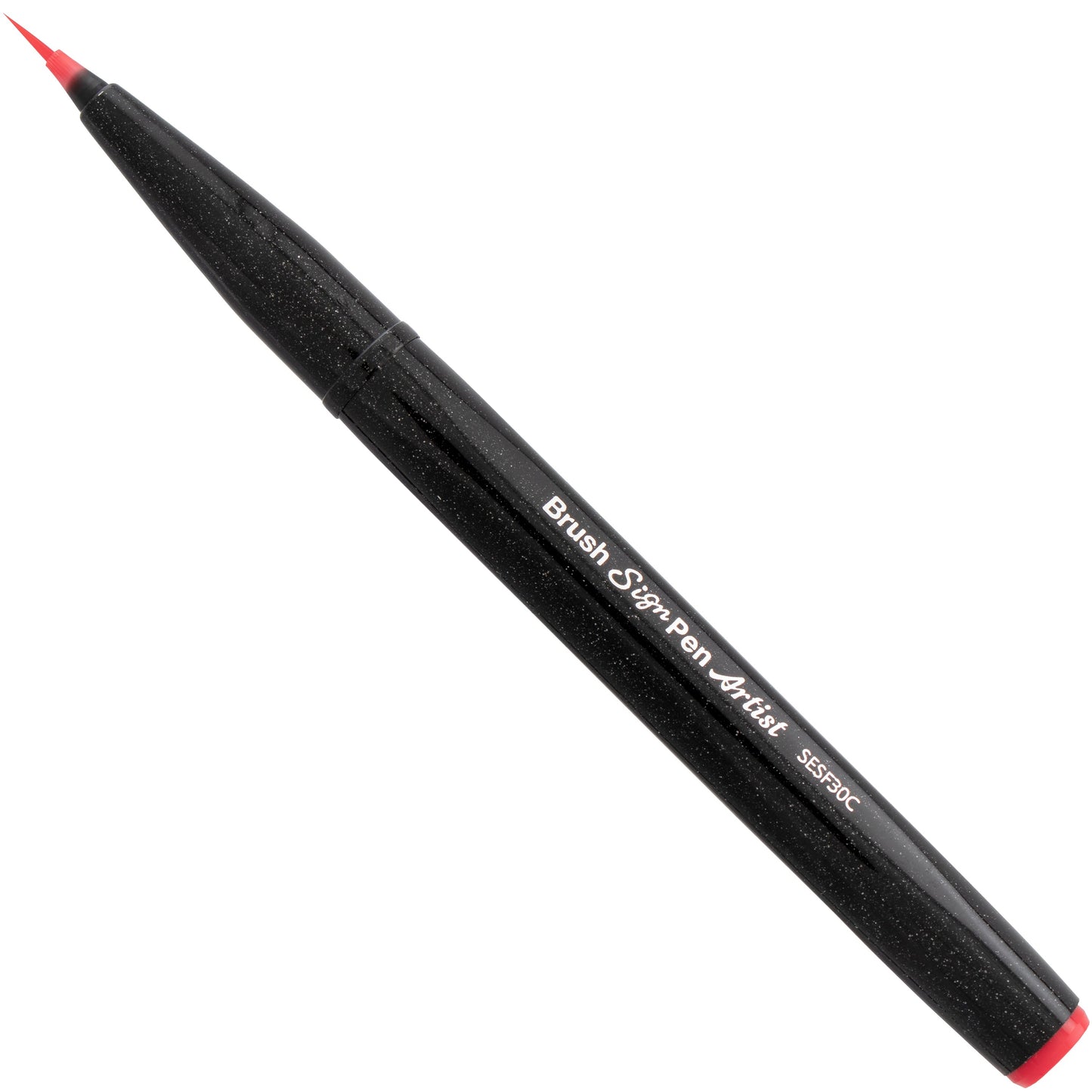 Pentel Arts Sign Pen Micro Brush, Red Ink (SESF30C-B)