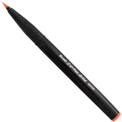 Pentel Arts Sign Pen Micro Brush, Orange Ink (SESF30C-F)