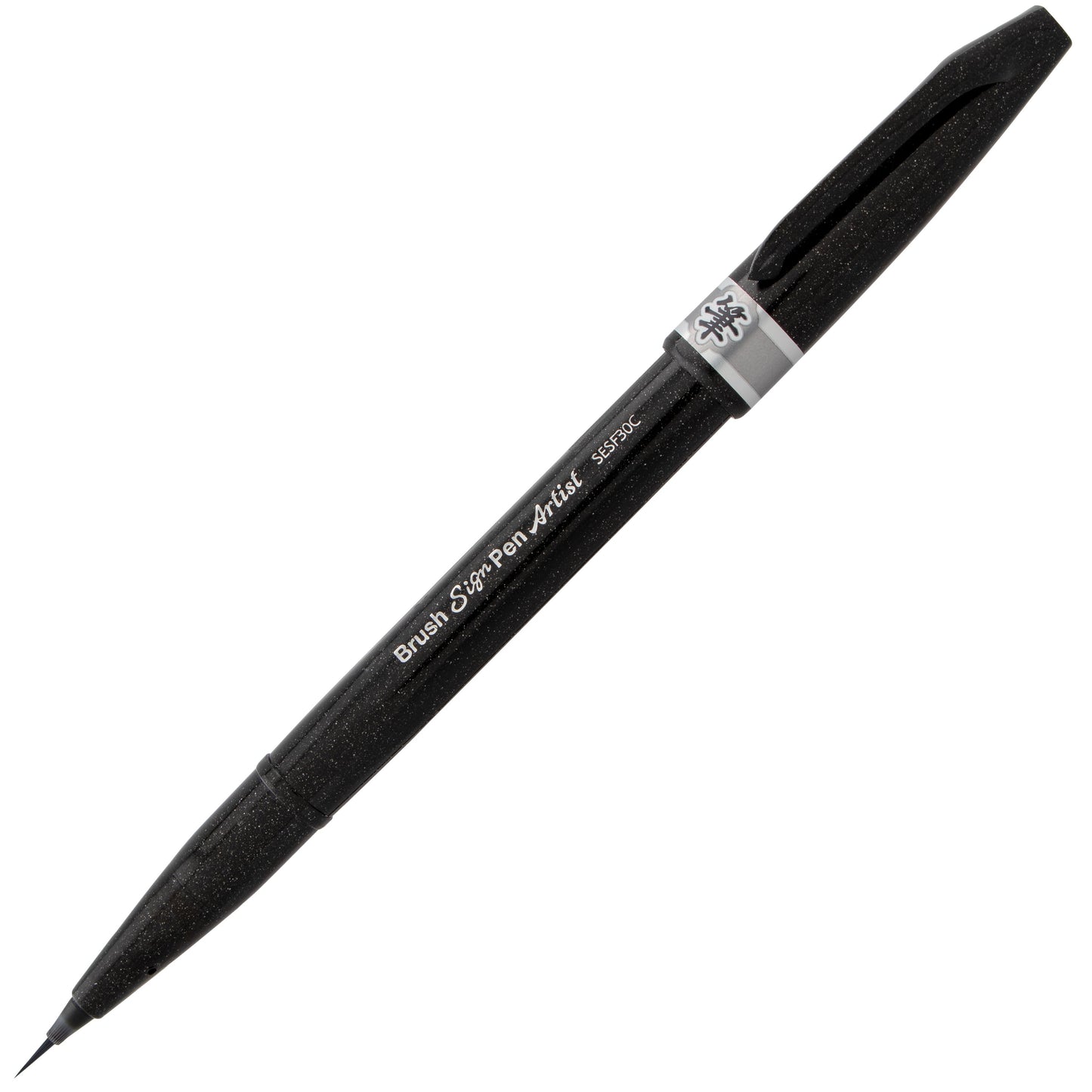 Pentel Arts Sign Pen Micro Brush, Gray Ink (SESF30C-N)