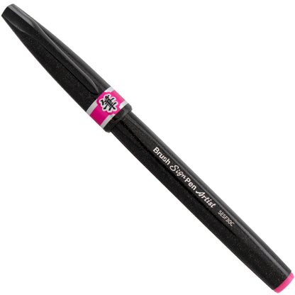 Pentel Arts Sign Pen Micro Brush, Pink Ink (SESF30C-P)