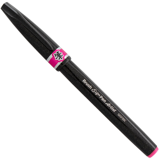 Pentel Arts Sign Pen Micro Brush, Pink Ink (SESF30C-P)