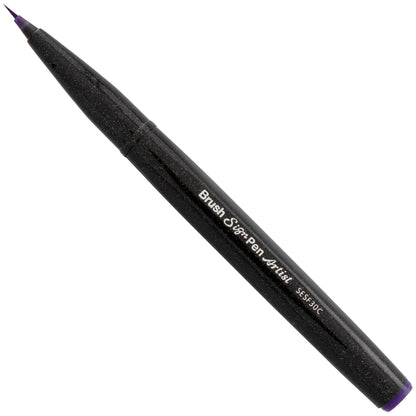 Pentel Arts Sign Pen Micro Brush, Violet Ink (SESF30C-V)