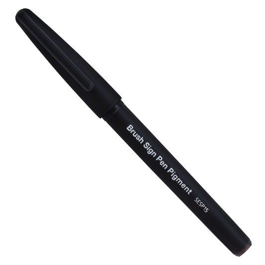 Pentel Arts Sign Pen Brush, Sepia Pigment Ink (SESP15-SP)