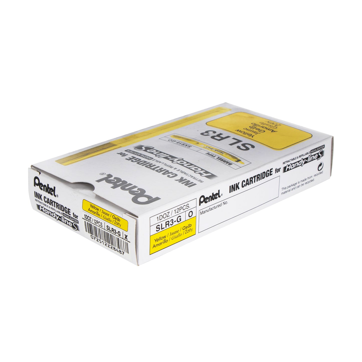 Refill for Handy-Line S Highlighter, Yellow Ink (SLR3-G)