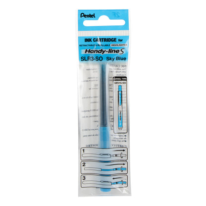 Refill for Handy-Line S Highlighter, Sky Blue Ink (SLR3-S)