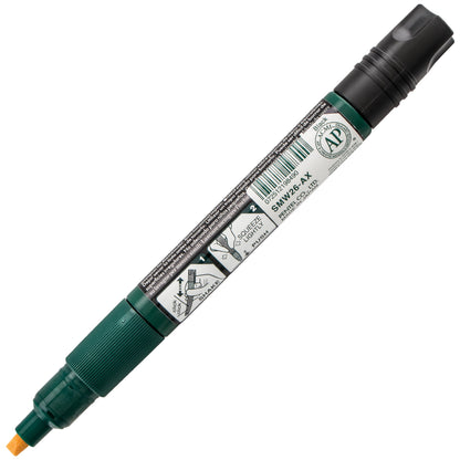 Pentel Arts Wet Erase Chalk Marker, Chisel Tip, Black Ink (SMW26-A)