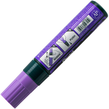 Pentel Arts Wet Erase Chalk Marker, Jumbo Tip, Violet Ink (SMW56-V)