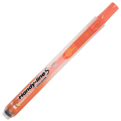 Handy-Line S Retractable & Refillable Highlighter, Chisel Tip, Orange Ink (SXS15-F)