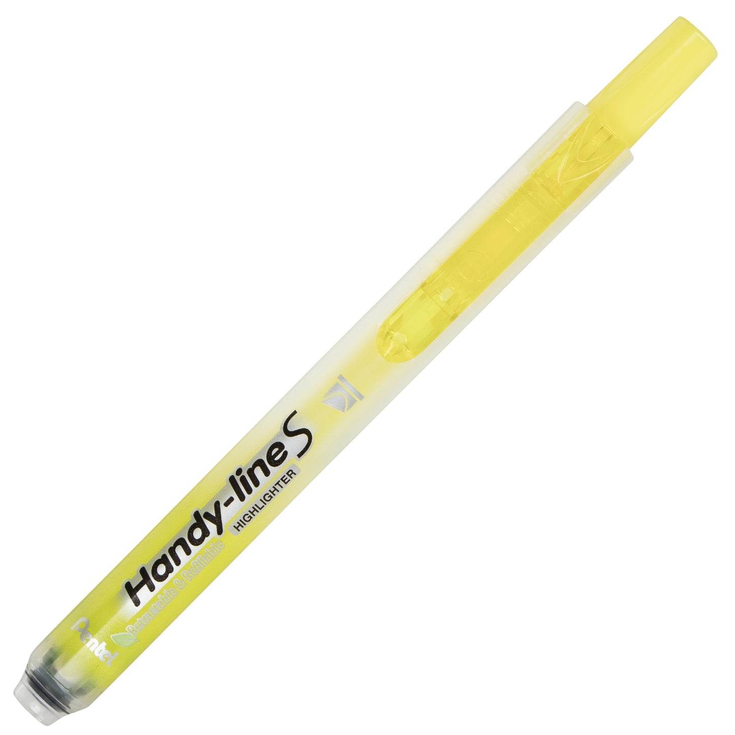 Handy-Line S Retractable & Refillable Highlighter, Chisel Tip, Yellow Ink (SXS15-G)