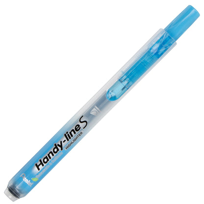 Handy-Line S Retractable & Refillable Highlighter, Chisel Tip, Sky Blue Ink (SXS15-S)