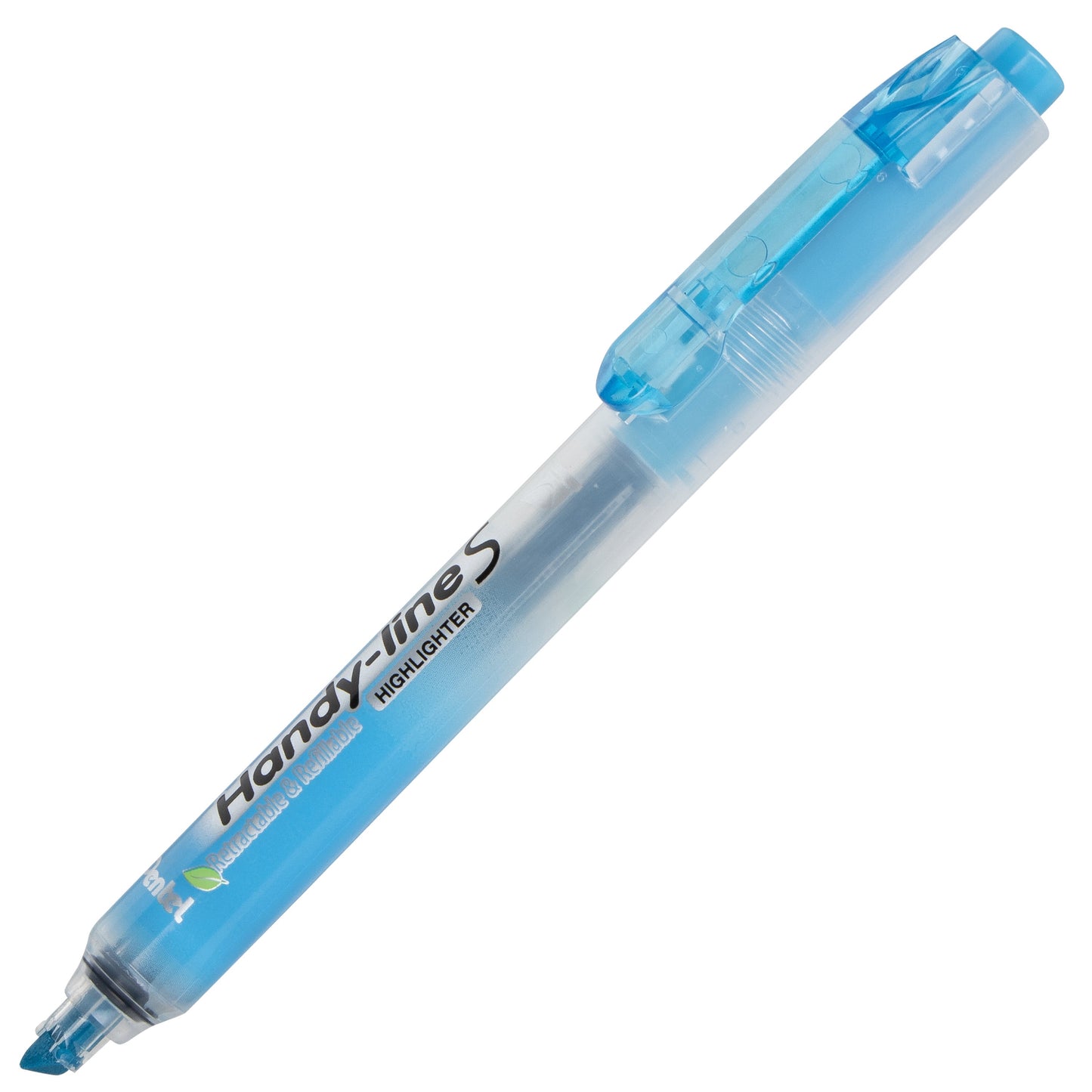 Handy-Line S Retractable & Refillable Highlighter, Chisel Tip, Sky Blue Ink (SXS15-S)