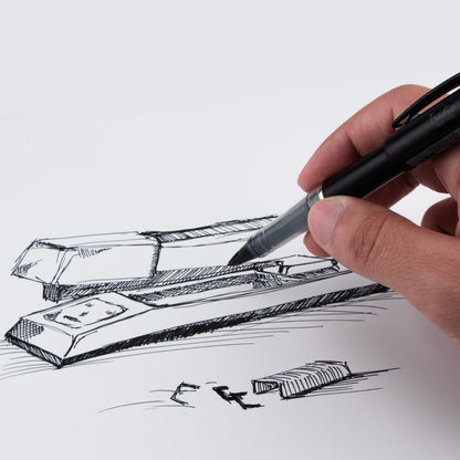 Pentel Arts Tradio Stylo Sketch Pen Black Ink (TRJ50A-A)
