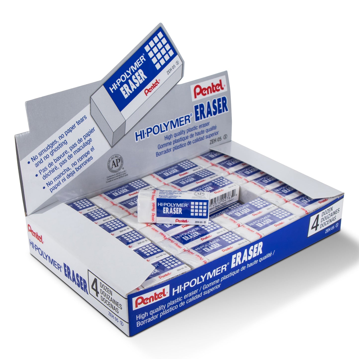 Hi-Polymer Block Eraser, Small White (ZEH-05)
