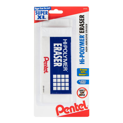 Hi-Polymer Block Eraser, Super XL White, 1-Pk (ZEH99BP)