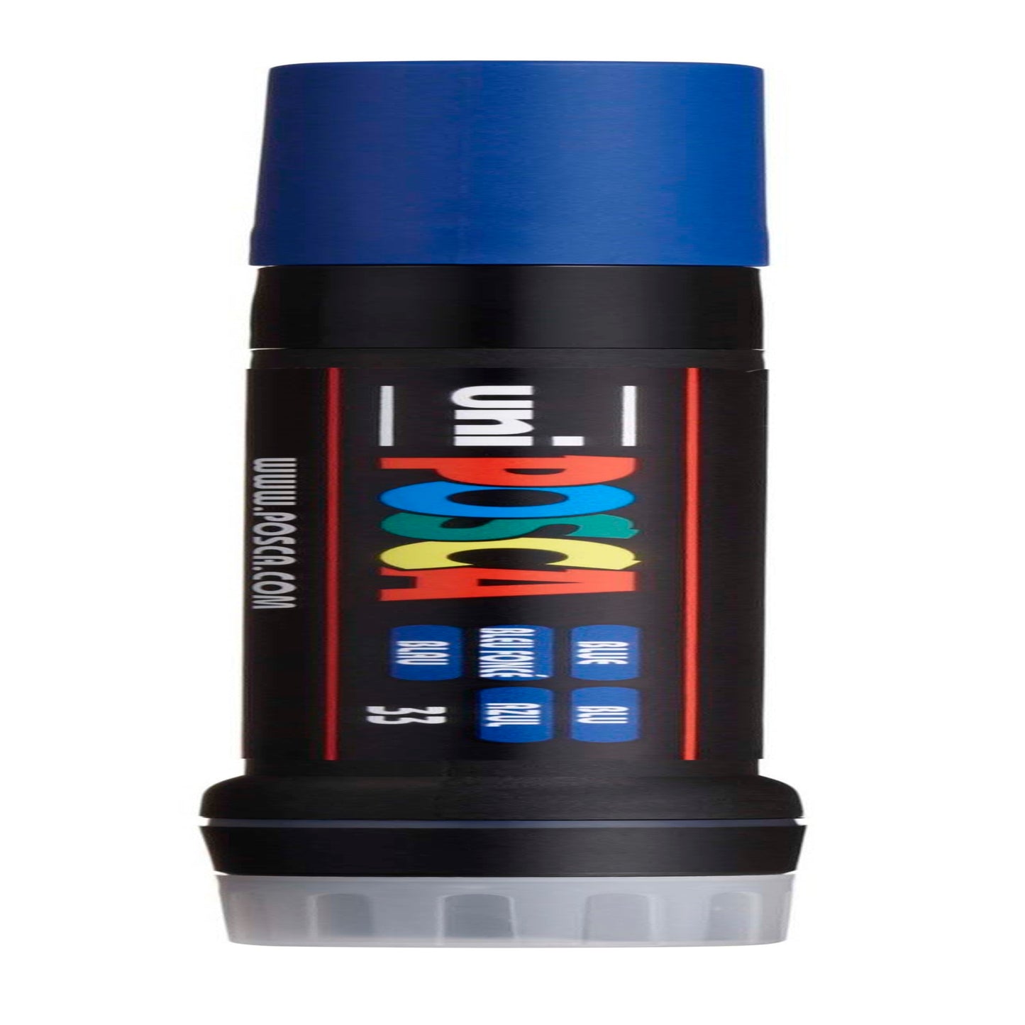 uni® POSCA PCF-350 Water-Based Paint Markers, Brush Tip (1-10mm), Blue